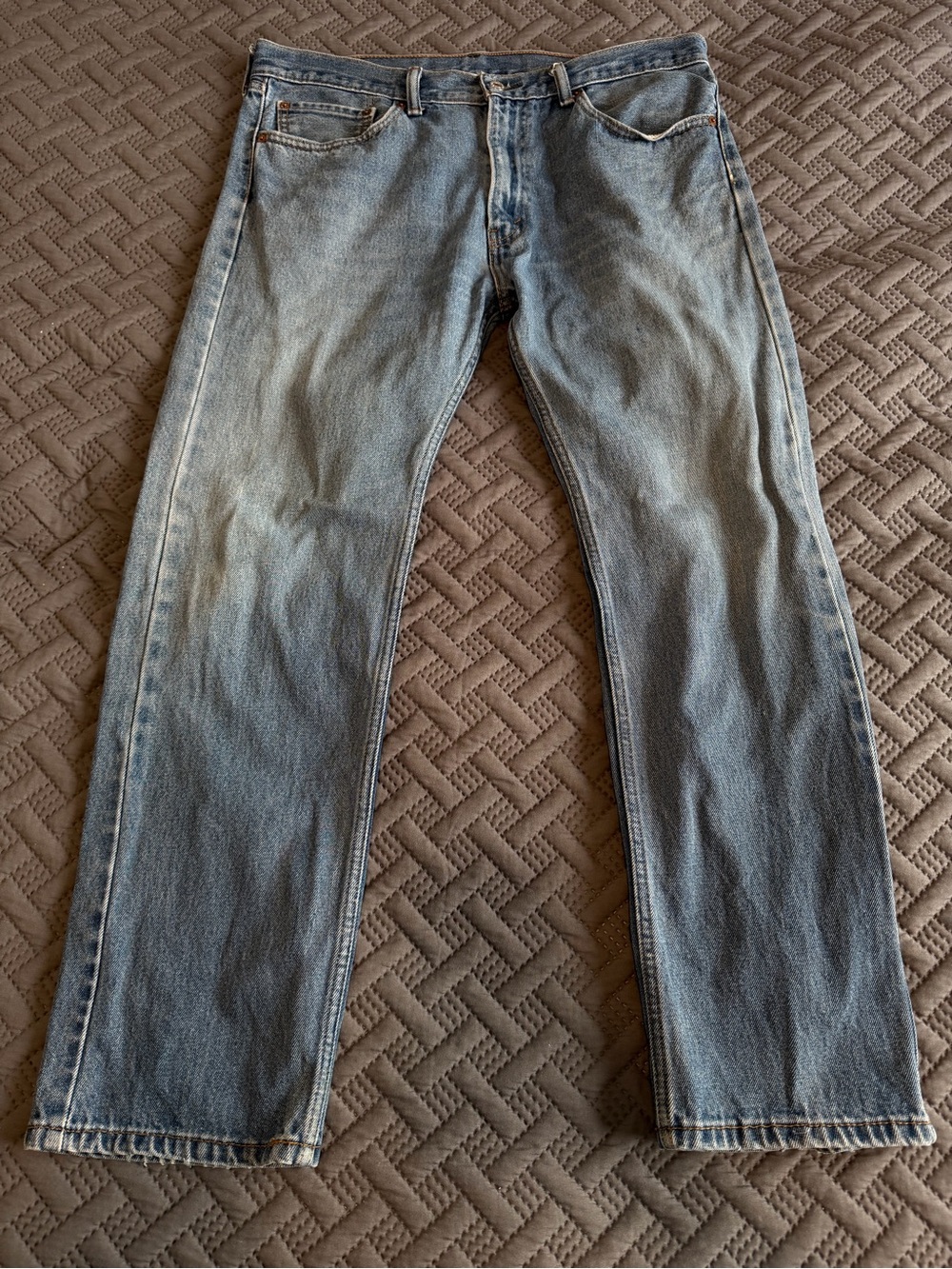Levi's Men's Straight Light Blue Denim Jeans